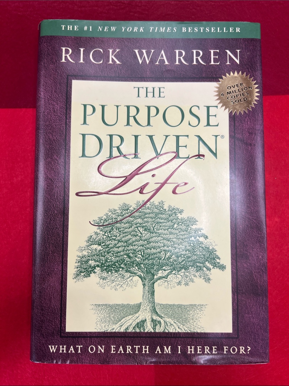 The Purpose Driven Life -Rick Warren HC - Green, Cream, Burgundy